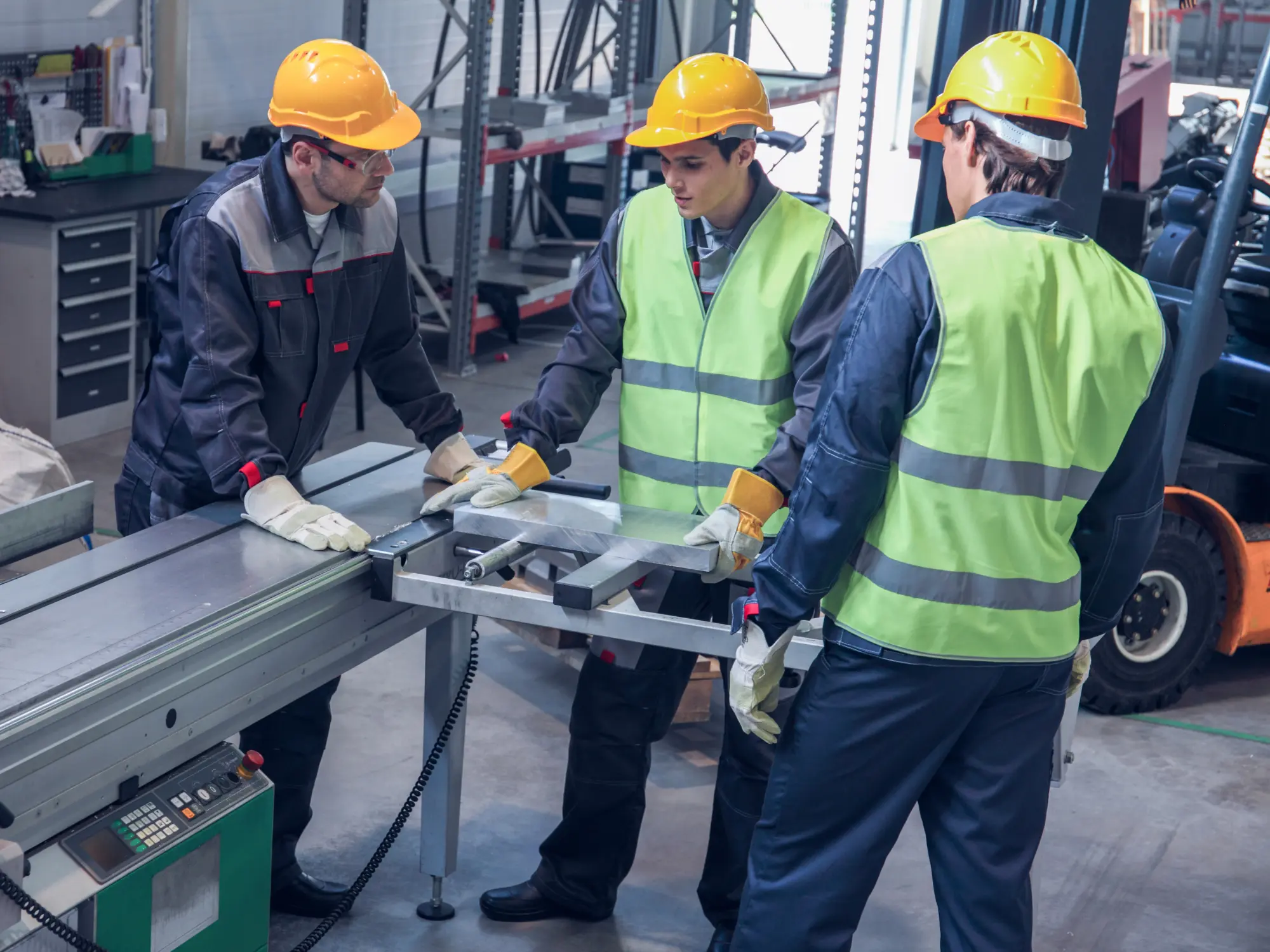RKC staff working on the shop floor